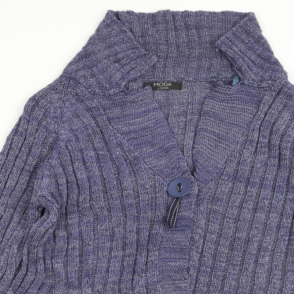 Asda George Womens Blue   Cardigan Jumper Size 18