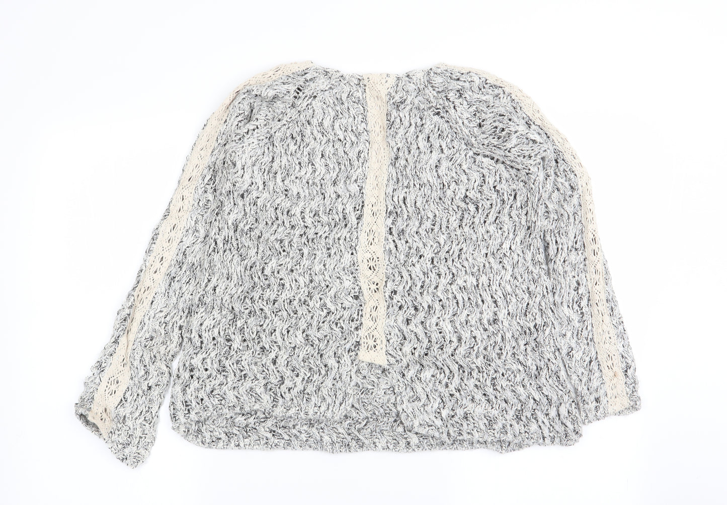 Zara Womens Grey   Pullover Jumper Size S