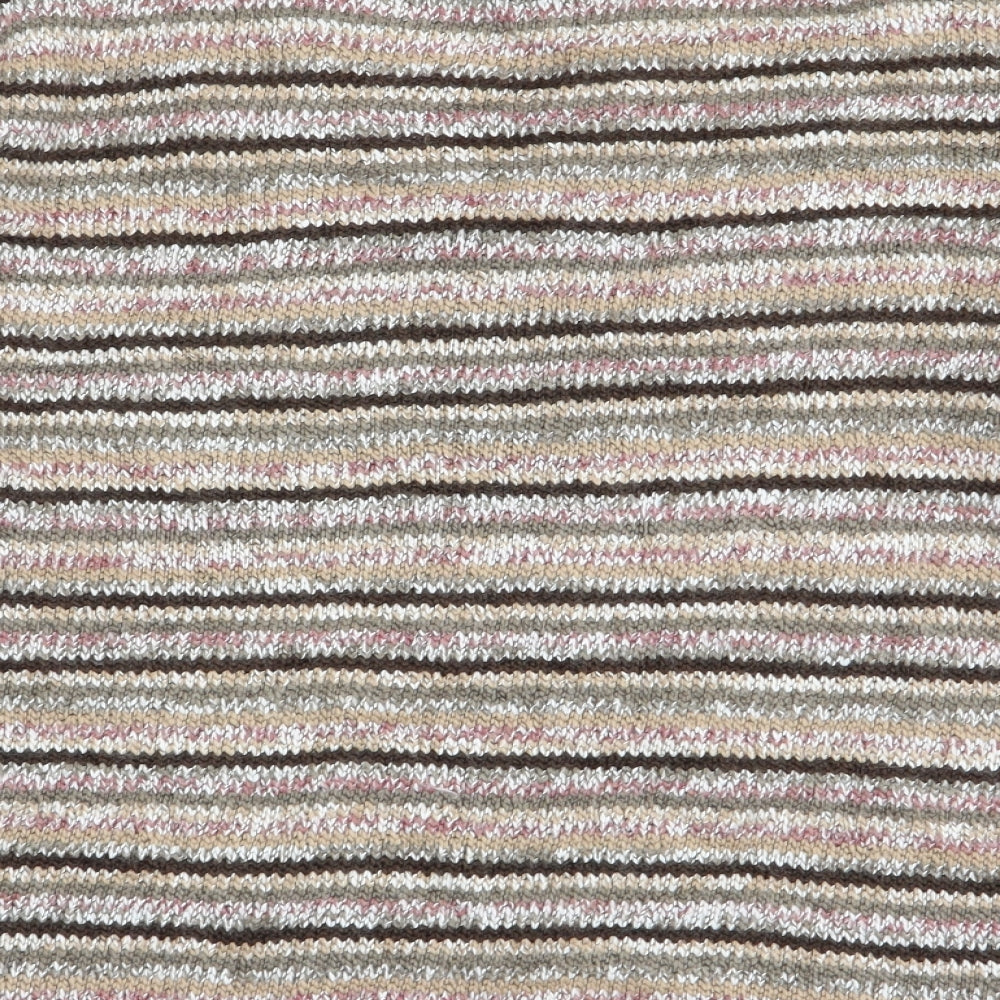 Per Una Womens Multicoloured Striped  Pullover Jumper Size L