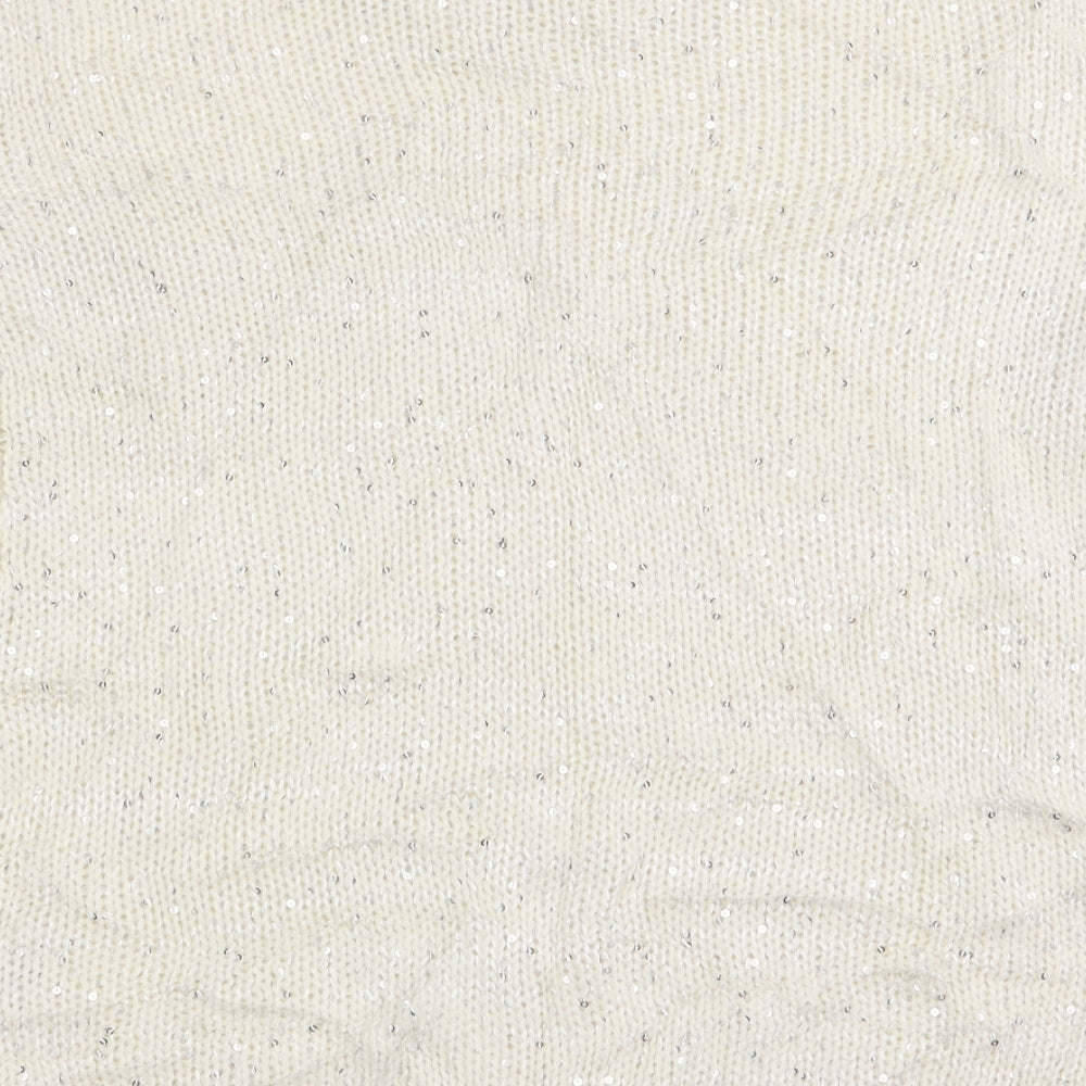 knitwear  Womens White   Basic T-Shirt Size M