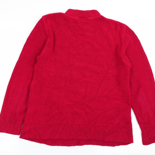 Preworn Womens Red   Pullover Jumper Size L