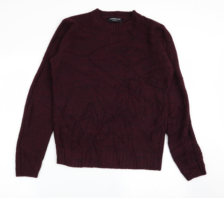 Cedar Wood State Mens Red   Pullover Jumper Size S