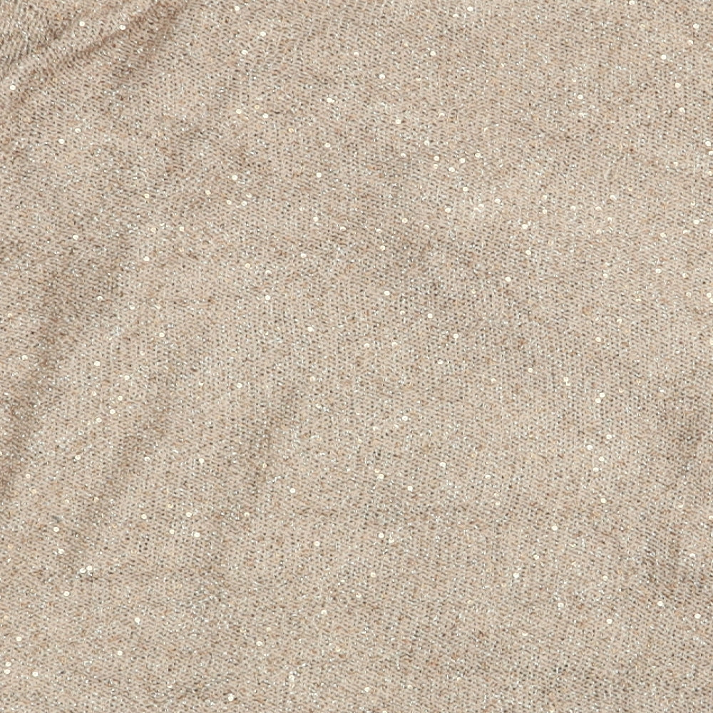 TU Womens Gold   Cardigan Jumper Size 18