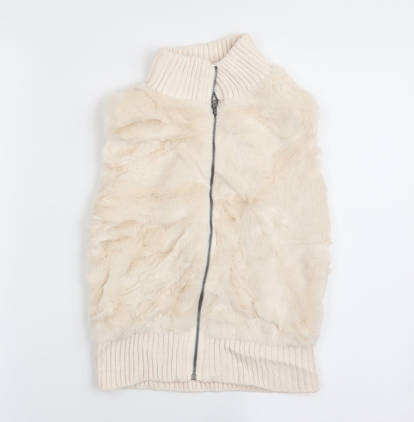 Gap Girls White   Gilet Coat Size L