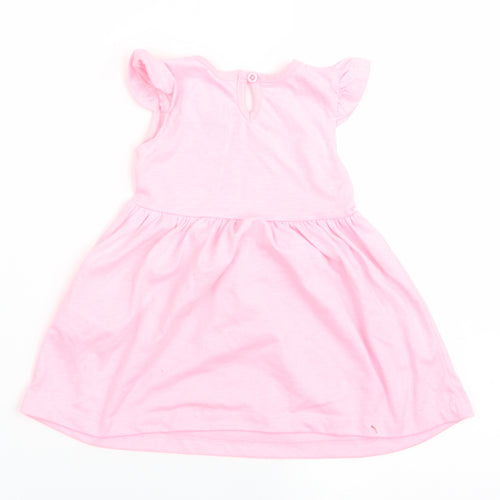 Disney Girls Pink   Fit & Flare  Size 6-9 Months