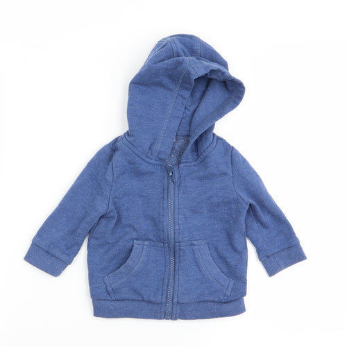F&F Boys Blue   Full Zip Jumper Size 3-6 Months