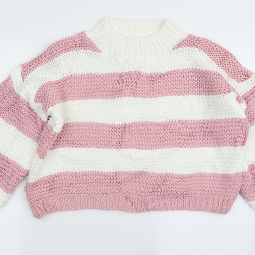 In the Style Womens Multicoloured Striped  Pullover Jumper Size 6