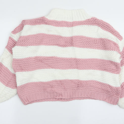 In the Style Womens Multicoloured Striped  Pullover Jumper Size 6