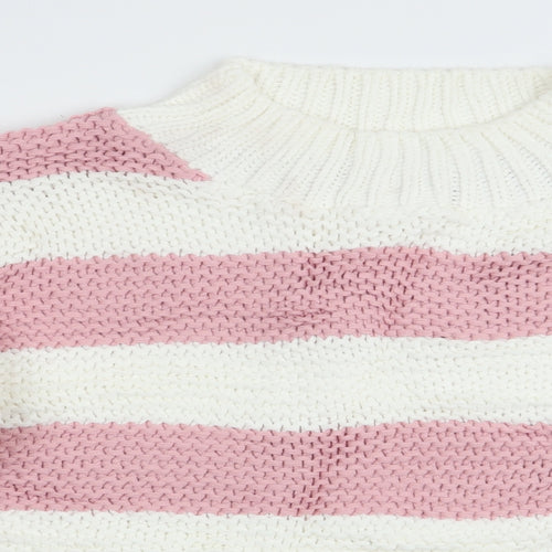 In the Style Womens Multicoloured Striped  Pullover Jumper Size 6