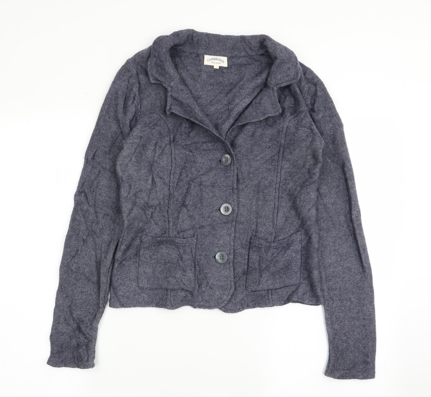 Cambridge Womens Blue   Jacket Blazer Size S
