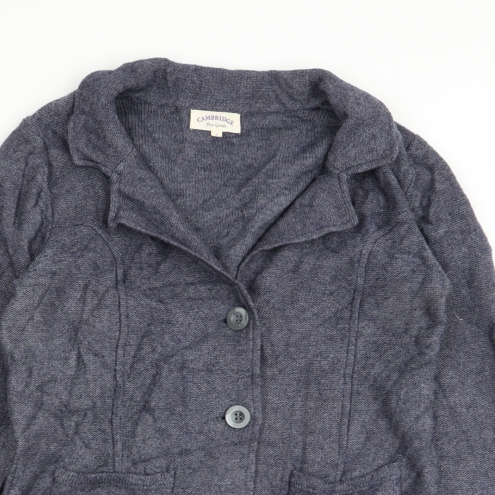 Cambridge Womens Blue   Jacket Blazer Size S