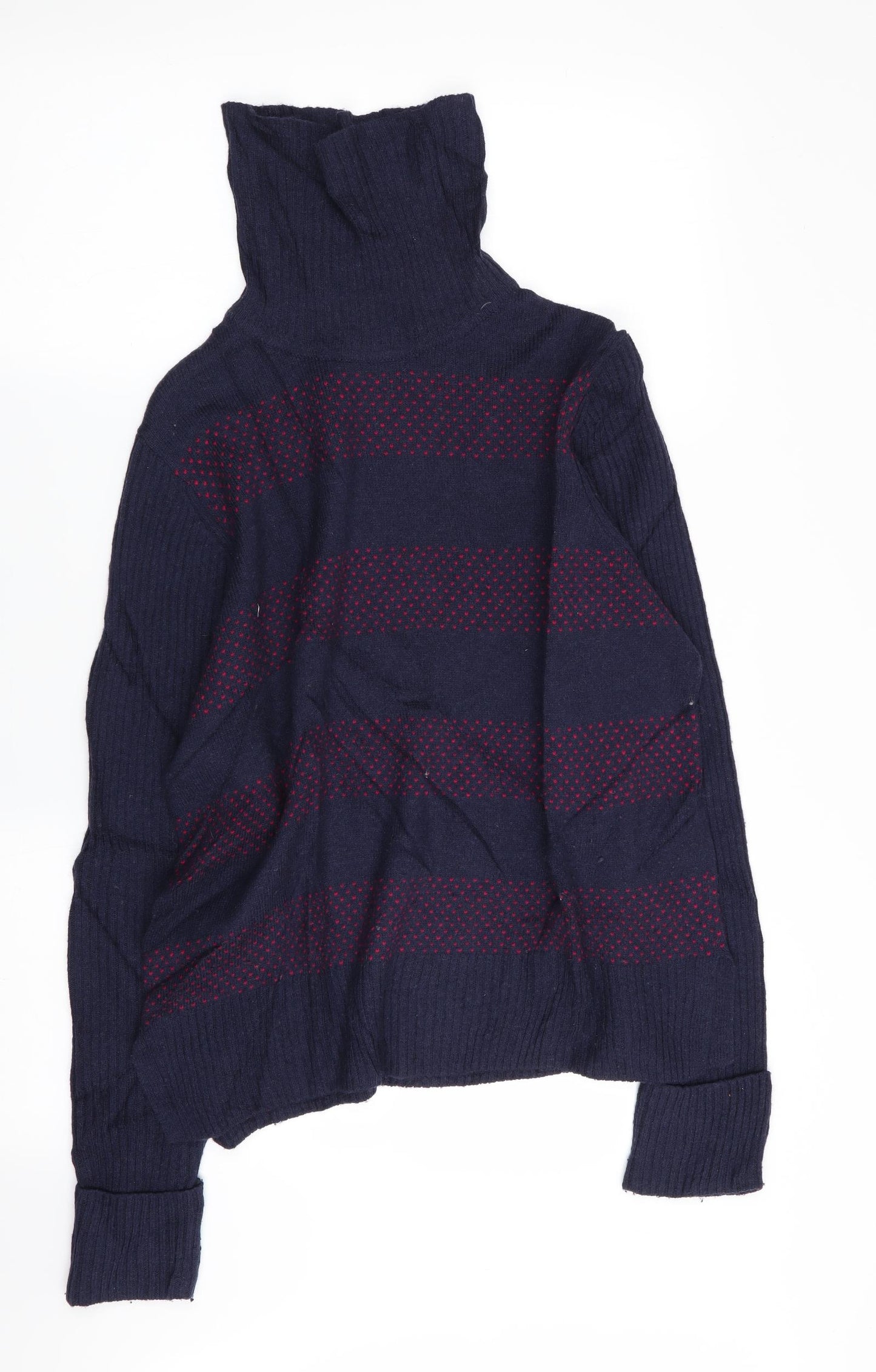 M&S Womens Multicoloured Geometric  Pullover Jumper Size 16