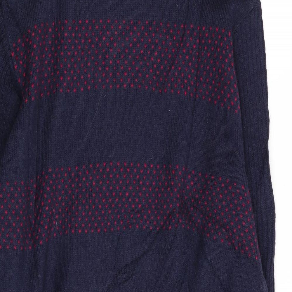 M&S Womens Multicoloured Geometric  Pullover Jumper Size 16