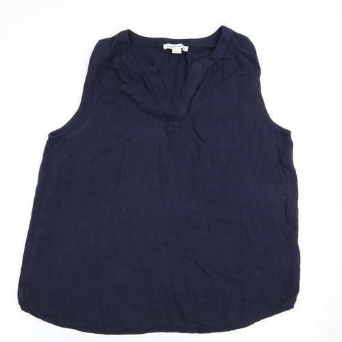 Amazon Essentials Womens Blue   Basic Blouse Size L