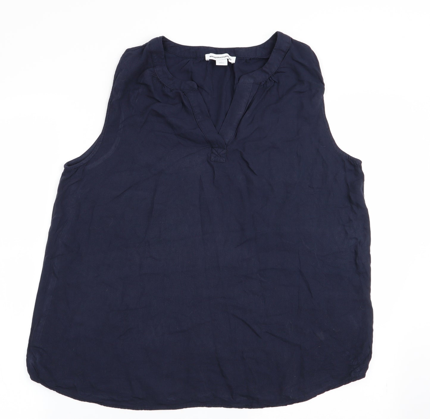 Amazon Essentials Womens Blue   Basic Blouse Size L
