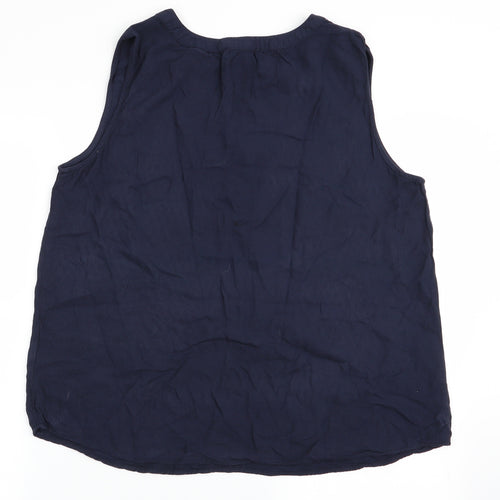 Amazon Essentials Womens Blue   Basic Blouse Size L