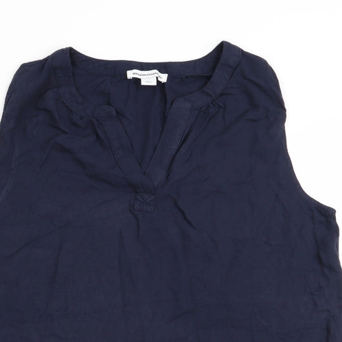 Amazon Essentials Womens Blue   Basic Blouse Size L