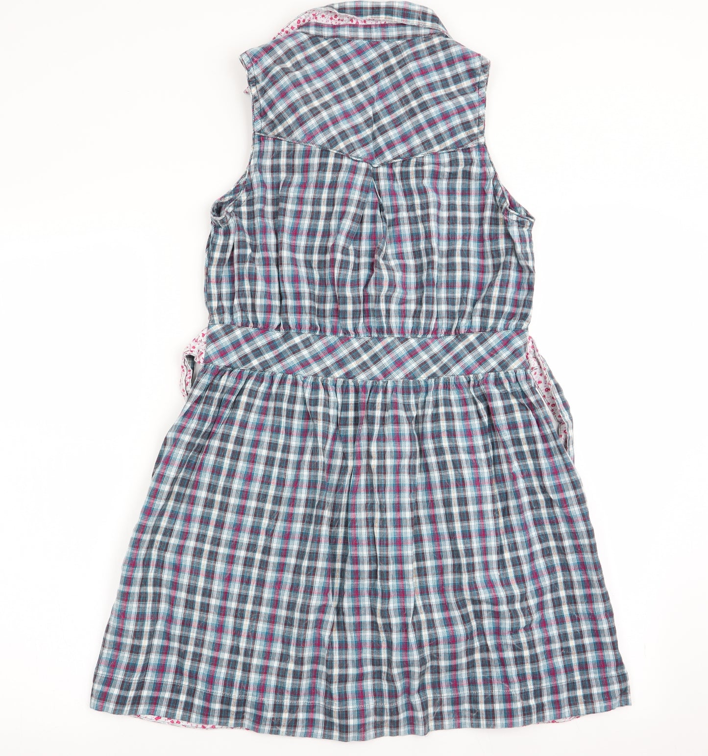 Asda George Womens Multicoloured Check  Fit & Flare  Size 12