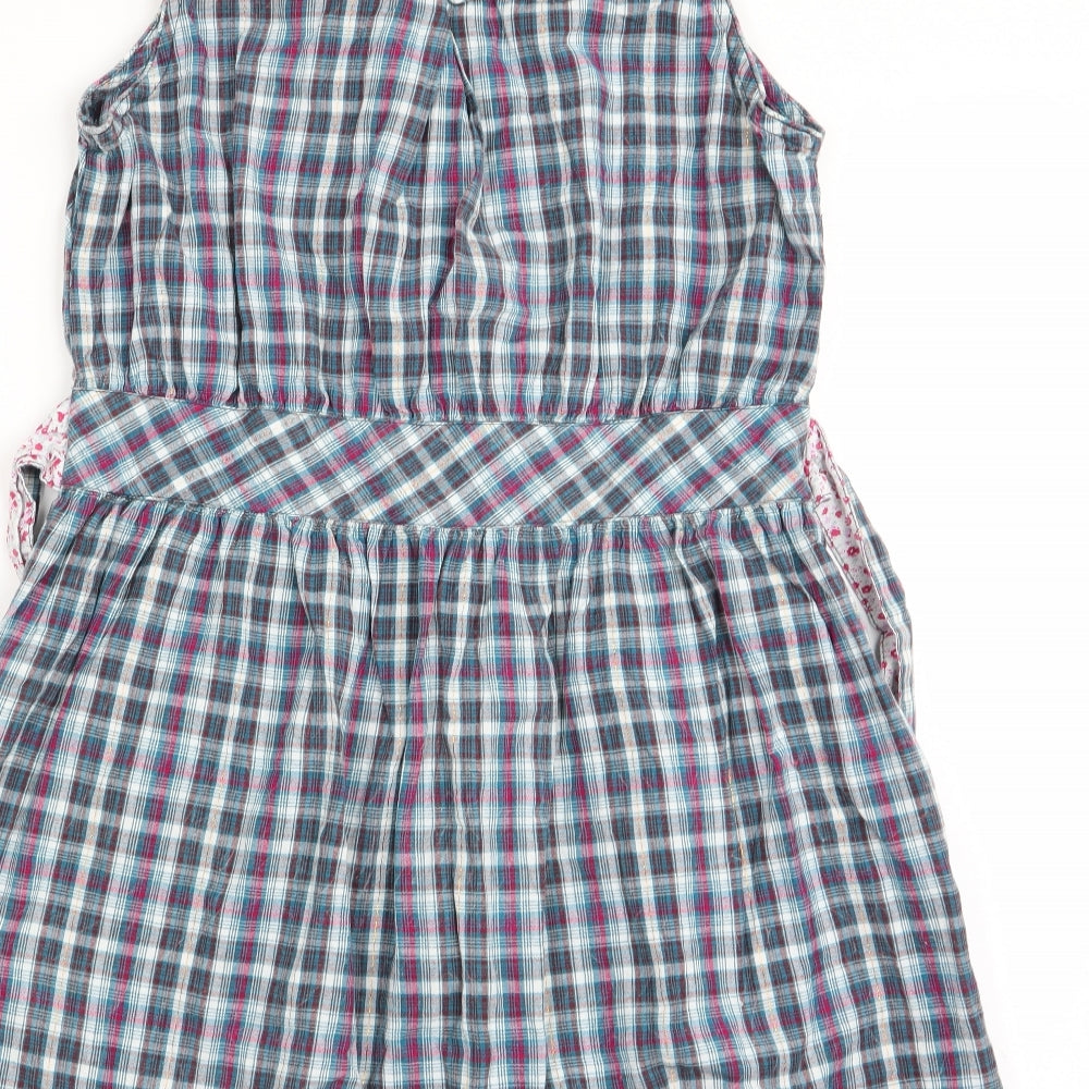 Asda George Womens Multicoloured Check  Fit & Flare  Size 12