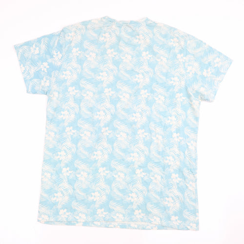Cedar Wood State Mens Multicoloured Floral   T-Shirt Size L
