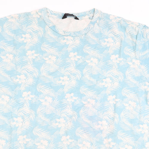 Cedar Wood State Mens Multicoloured Floral   T-Shirt Size L