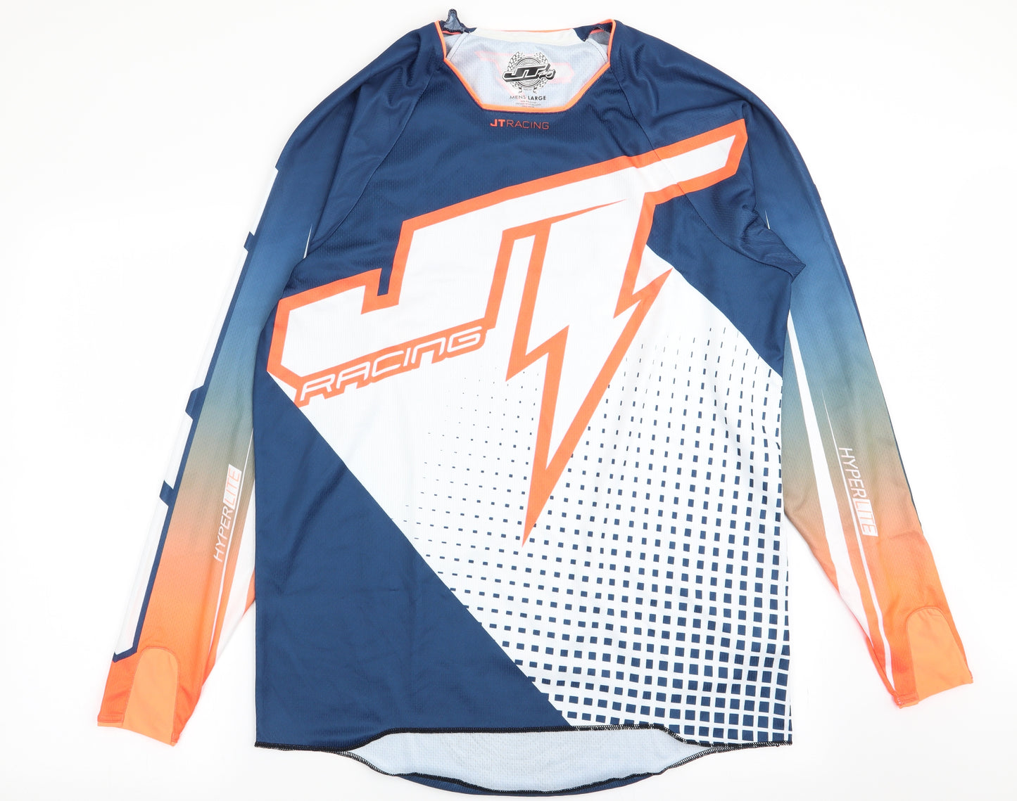 jt racing Mens Multicoloured Geometric   T-Shirt Size L