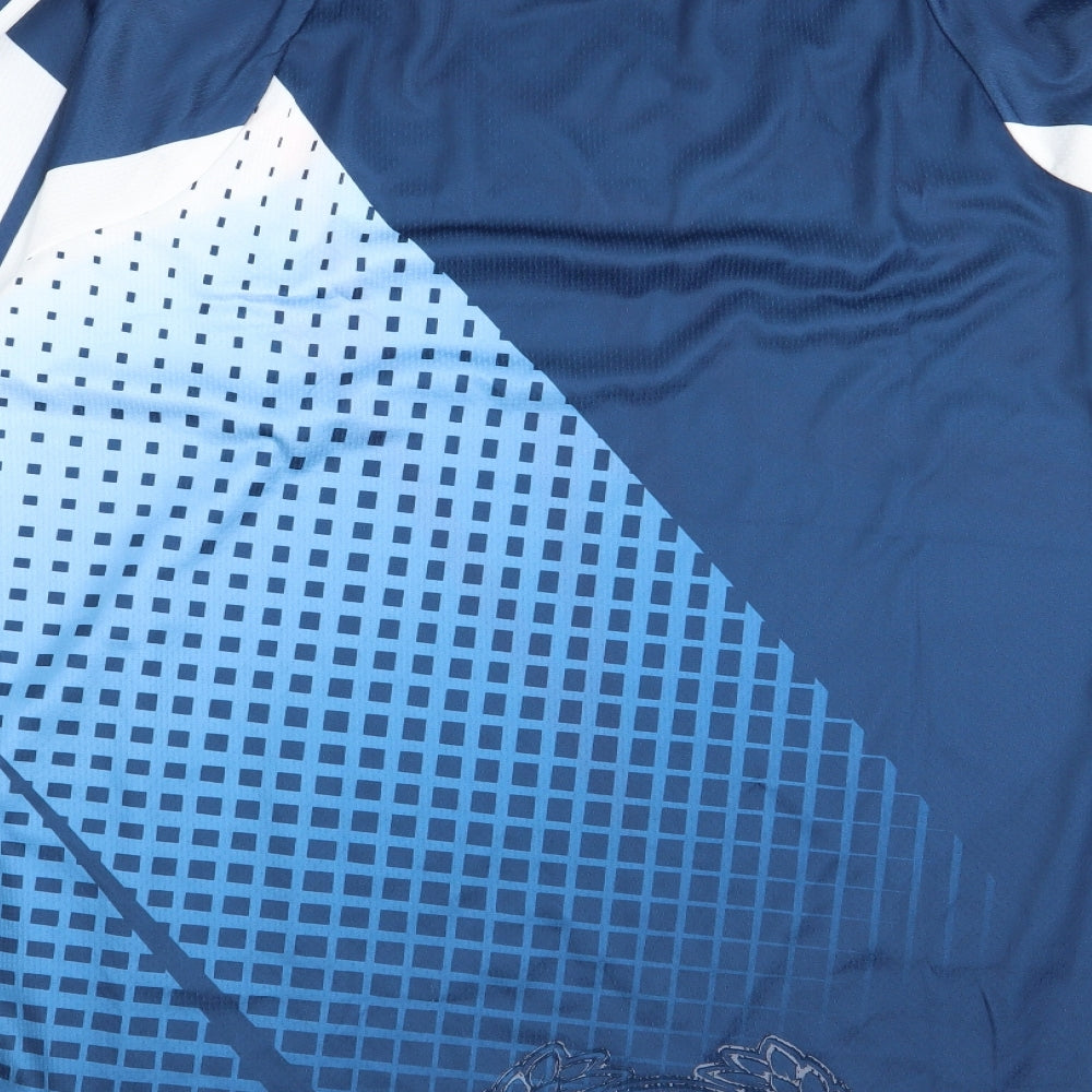 jt racing Mens Multicoloured Geometric   T-Shirt Size L