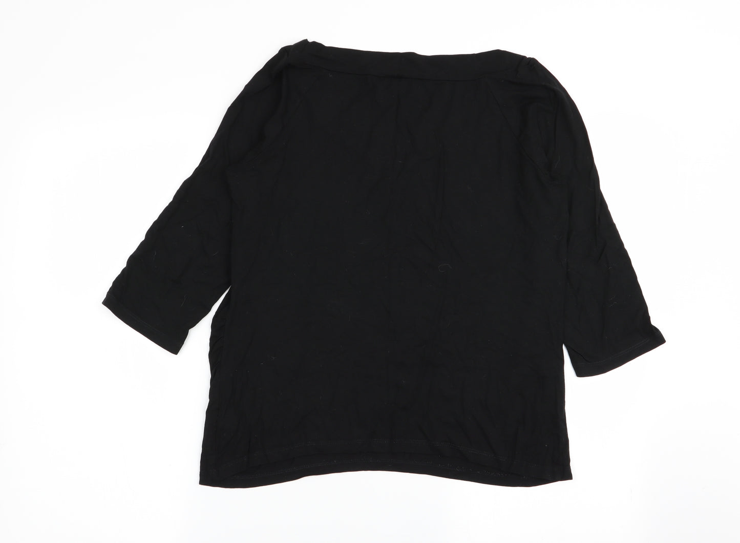 Asda George Womens Black   Basic T-Shirt Size 12