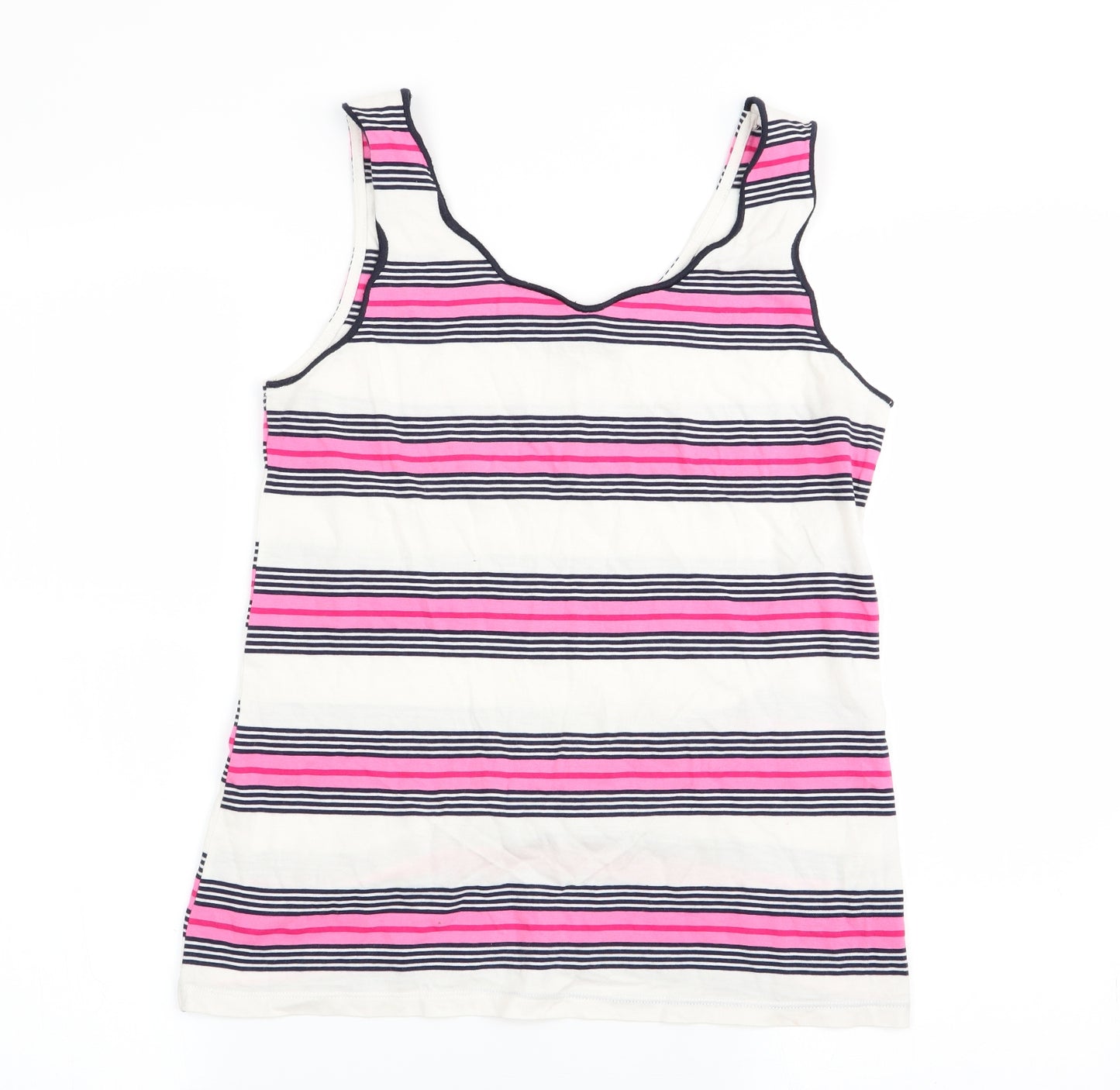 Dorothy Perkins Womens Multicoloured Striped  Basic Tank Size 12