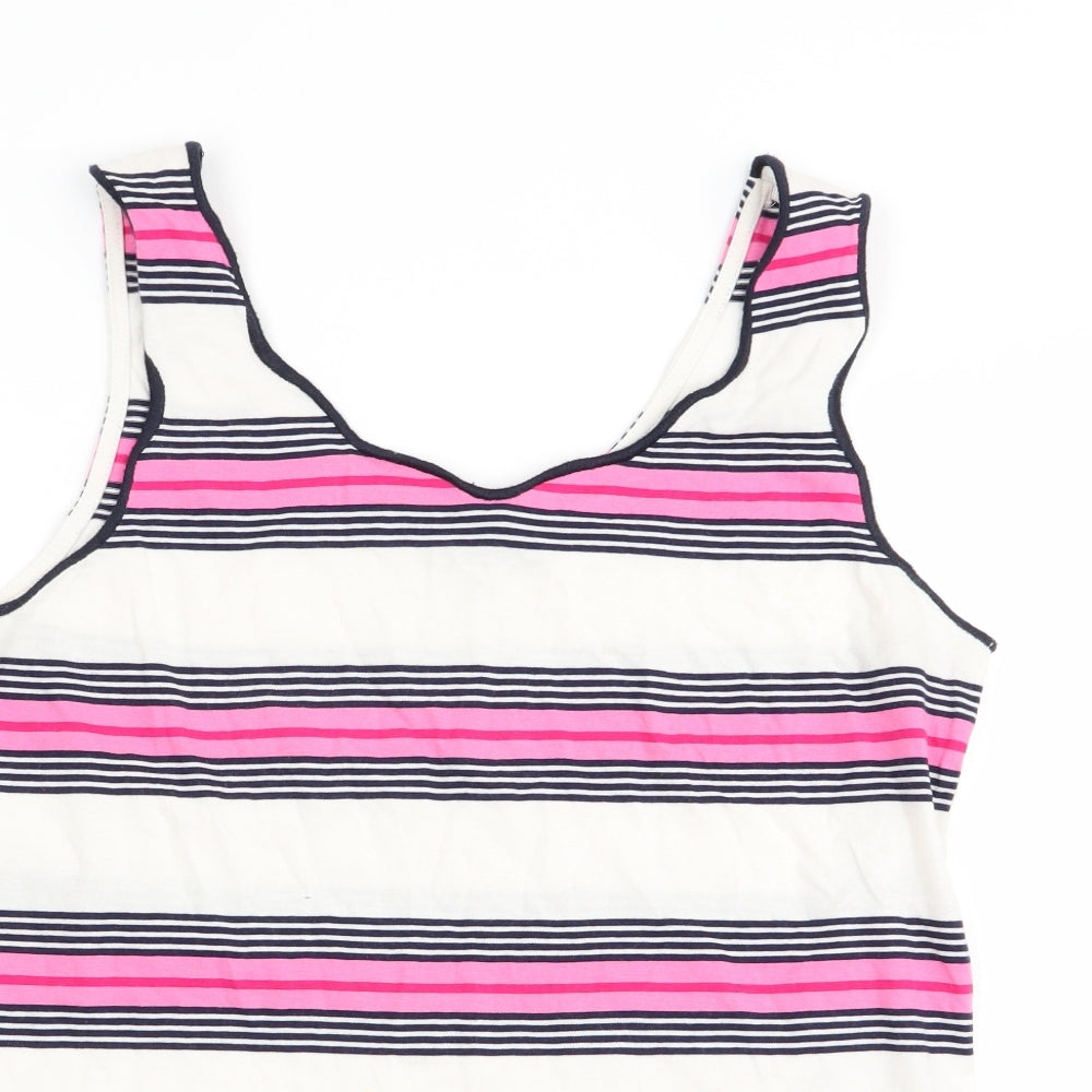 Dorothy Perkins Womens Multicoloured Striped  Basic Tank Size 12