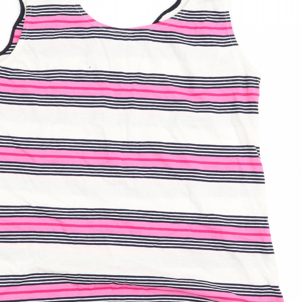 Dorothy Perkins Womens Multicoloured Striped  Basic Tank Size 12