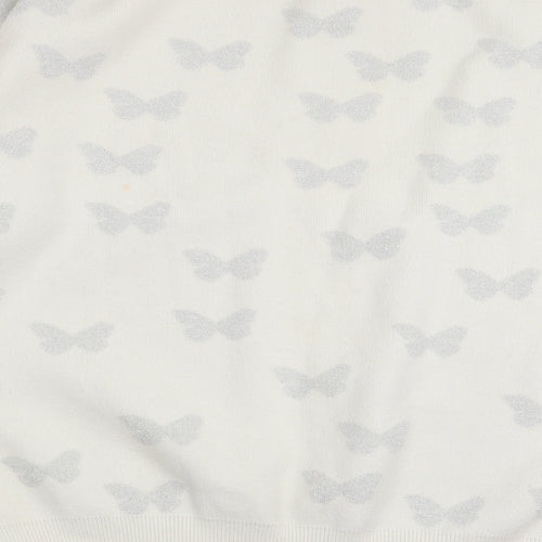 Asda George Womens White   Pullover Jumper Size 12
