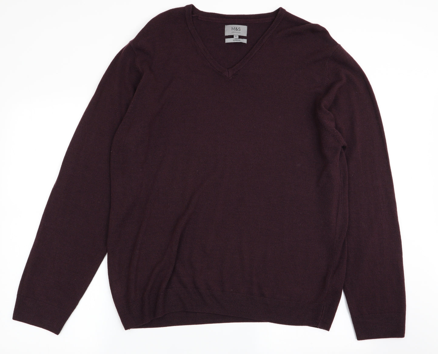M&S Mens Purple   Pullover Jumper Size XL