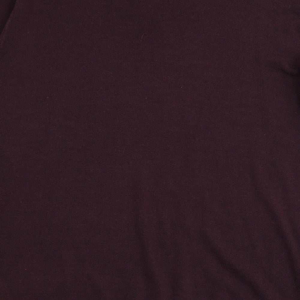 M&S Mens Purple   Pullover Jumper Size XL