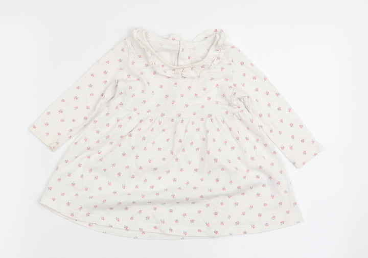 Matalan Girls Multicoloured Floral  Fit & Flare  Size 6-9 Months