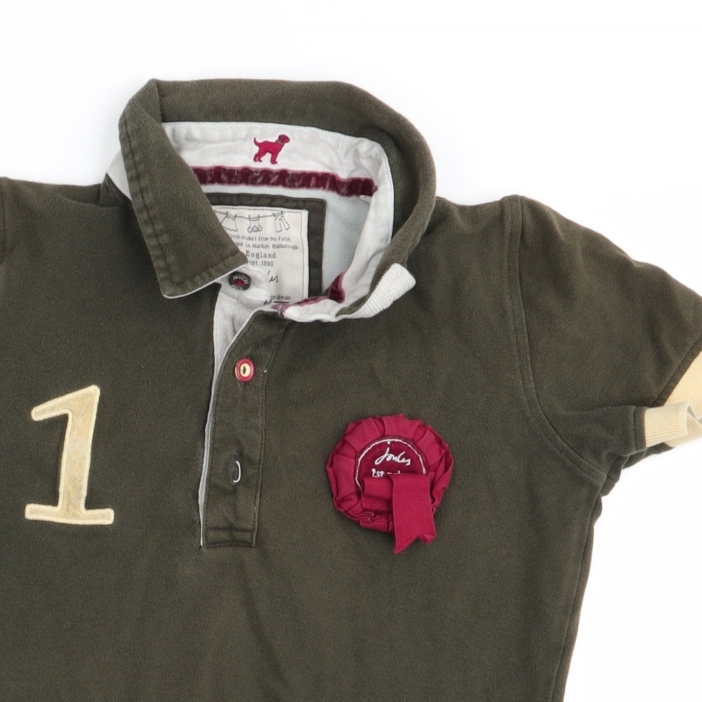 Joules Boys Green   Basic Polo Size 8-9 Years