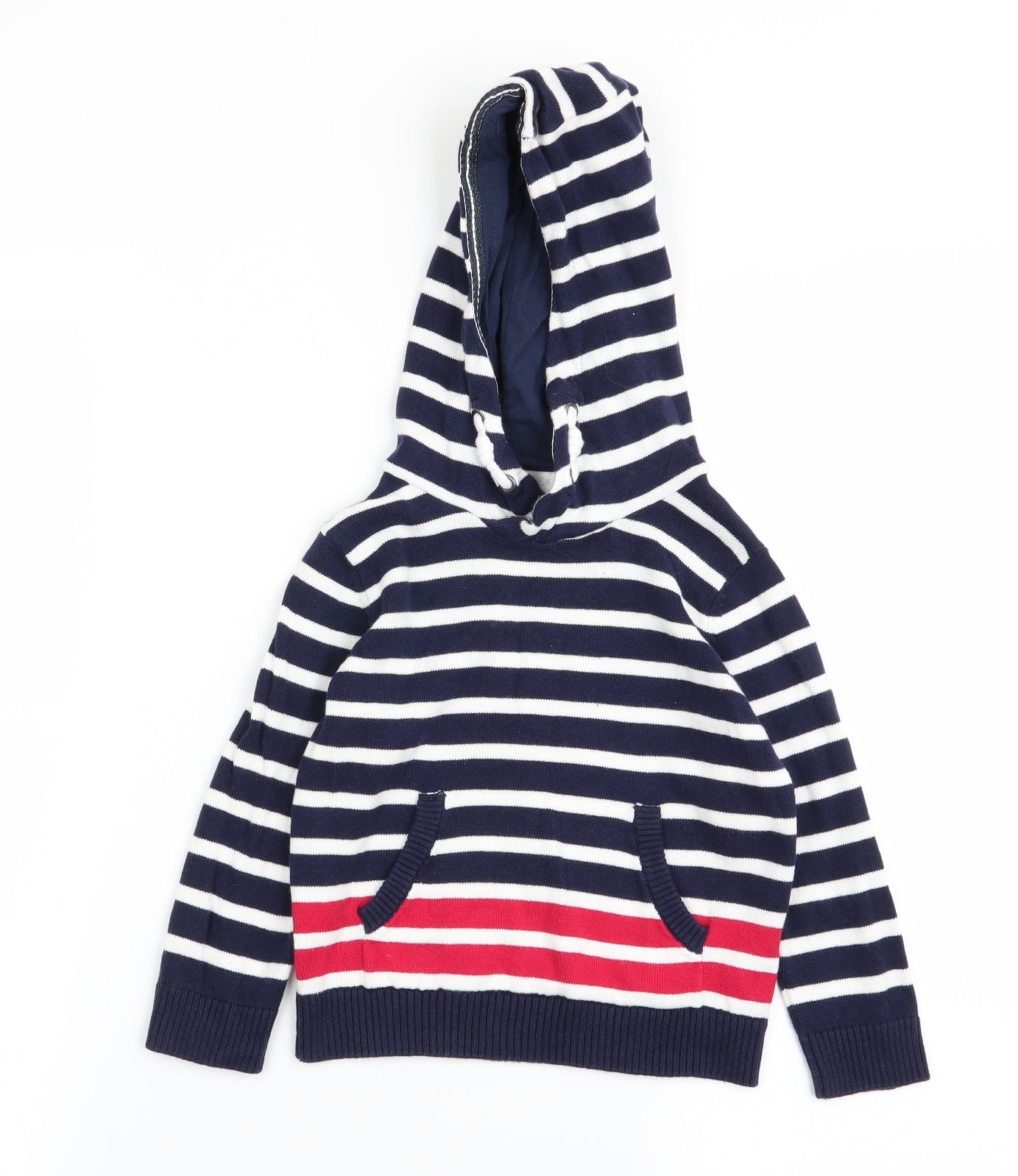 F&F Boys Multicoloured Striped  Pullover Jumper Size 18-24 Months