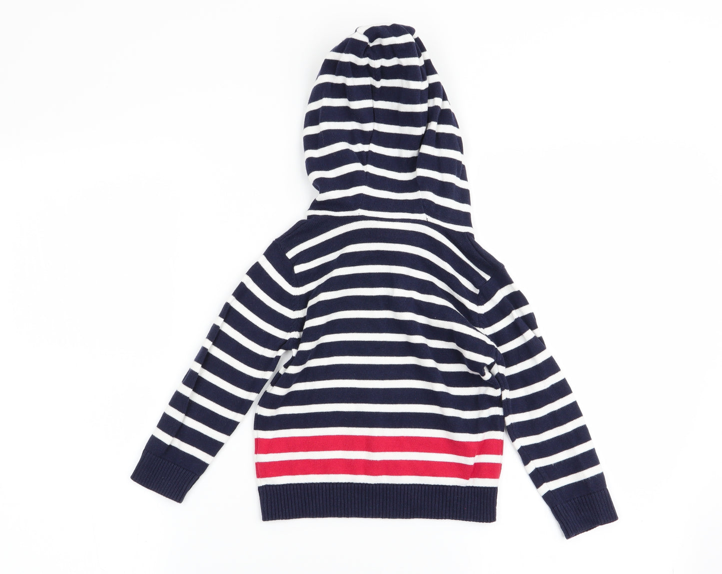 F&F Boys Multicoloured Striped  Pullover Jumper Size 18-24 Months