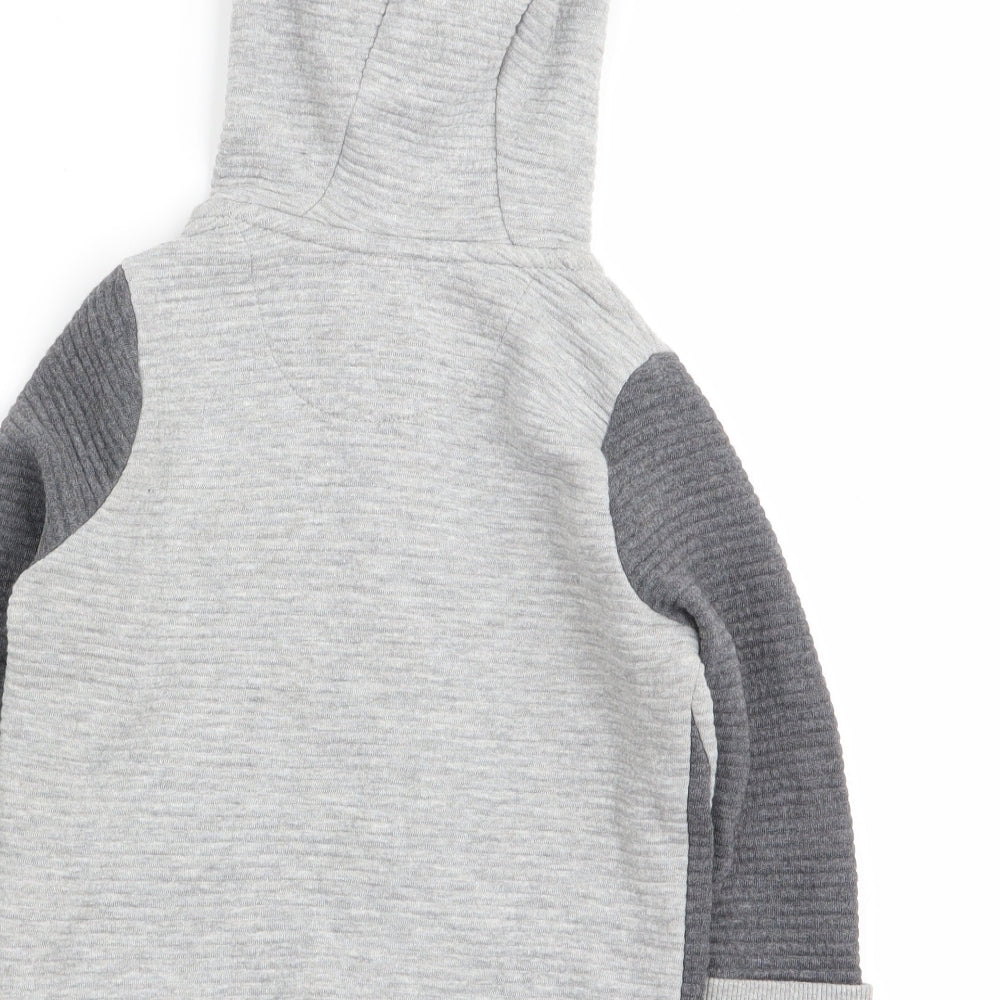 Nutmeg Boys Grey   Full Zip Jumper Size 18-24 Months