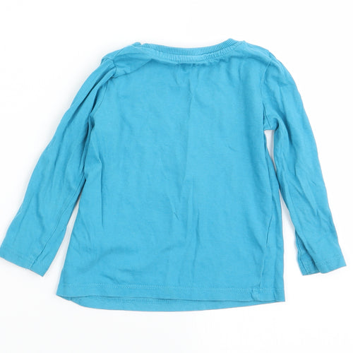 pep and co Boys Blue   Basic T-Shirt Size 12-18 Months