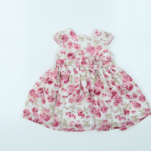 George Girls Multicoloured Floral  Fit & Flare  Size 0-3 Months