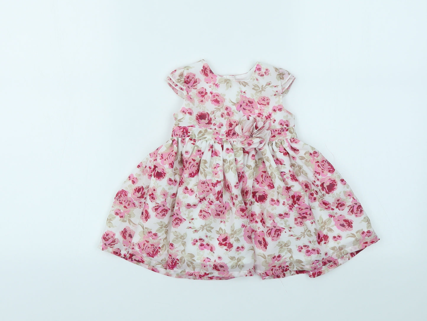 George Girls Multicoloured Floral  Fit & Flare  Size 0-3 Months