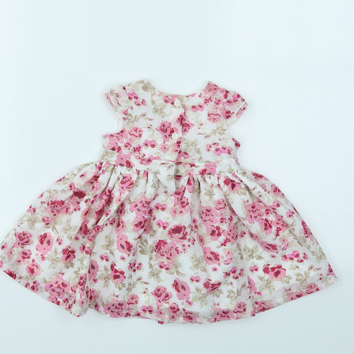George Girls Multicoloured Floral  Fit & Flare  Size 0-3 Months