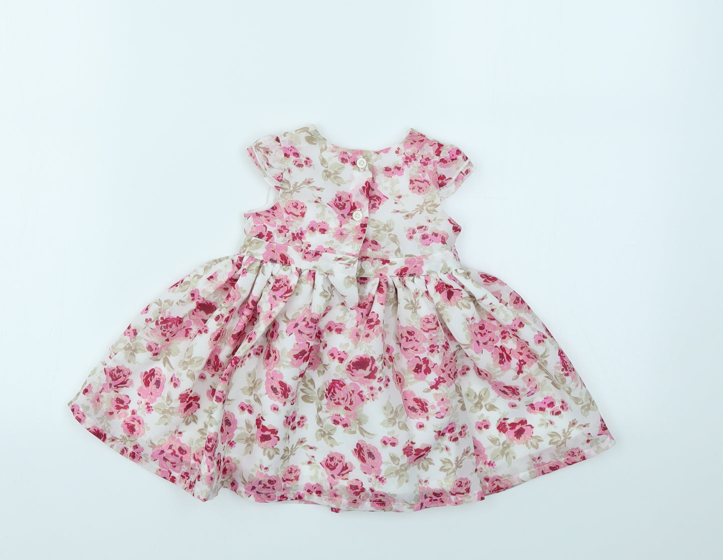 George Girls Multicoloured Floral  Fit & Flare  Size 0-3 Months