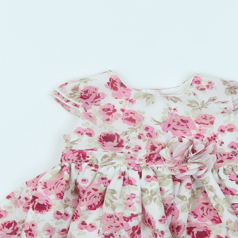 George Girls Multicoloured Floral  Fit & Flare  Size 0-3 Months