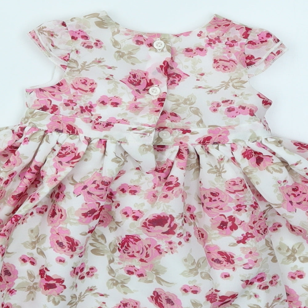 George Girls Multicoloured Floral  Fit & Flare  Size 0-3 Months