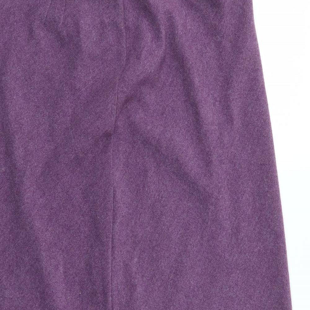 BHS Womens Purple   Flare Skirt Size 16
