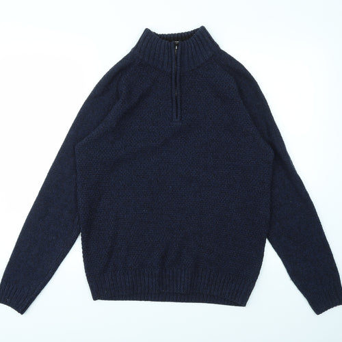 Burton menswear Mens Blue   Pullover Sweatshirt Size M