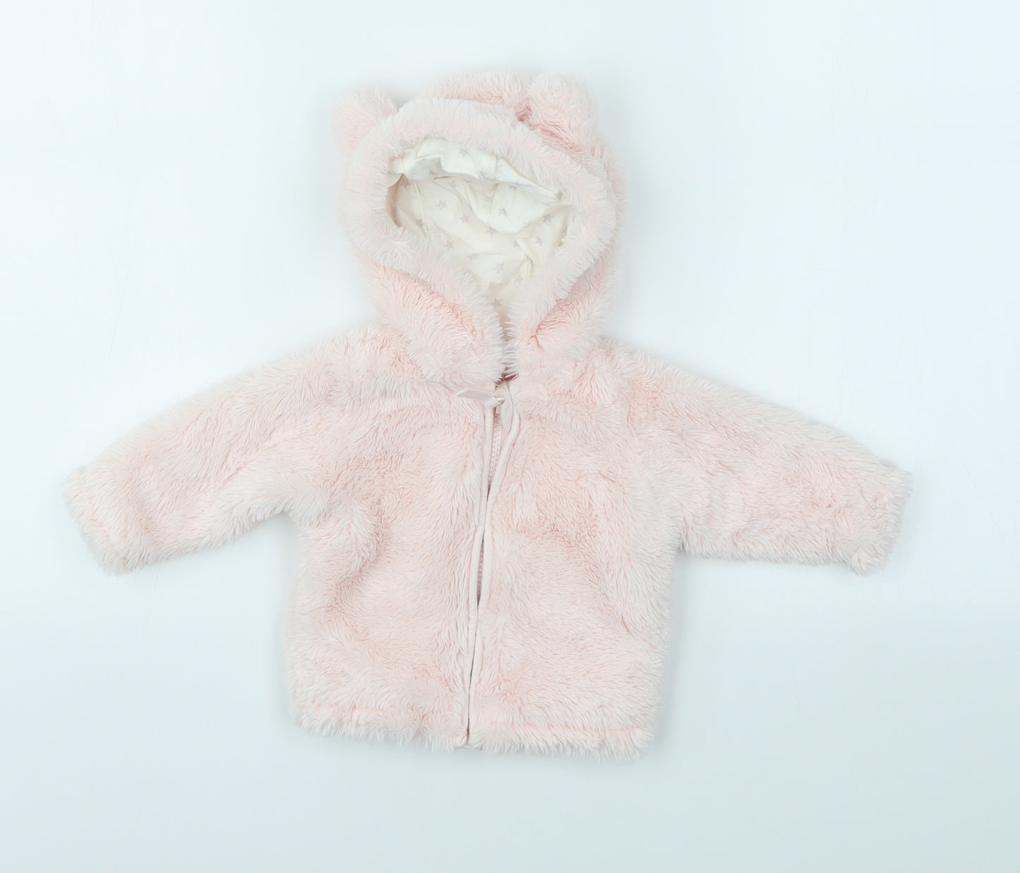 Debenhams Girls Pink   Jacket Coat Size 3-6 Months