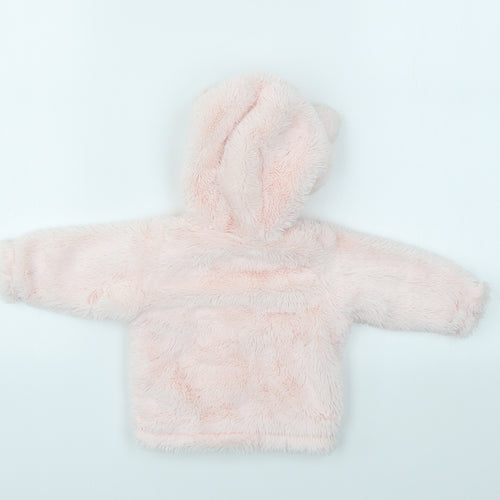 Debenhams Girls Pink   Jacket Coat Size 3-6 Months
